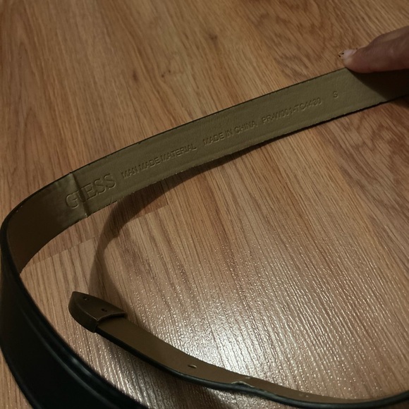 Double buckle western leather belt - Picture 2 of 4
